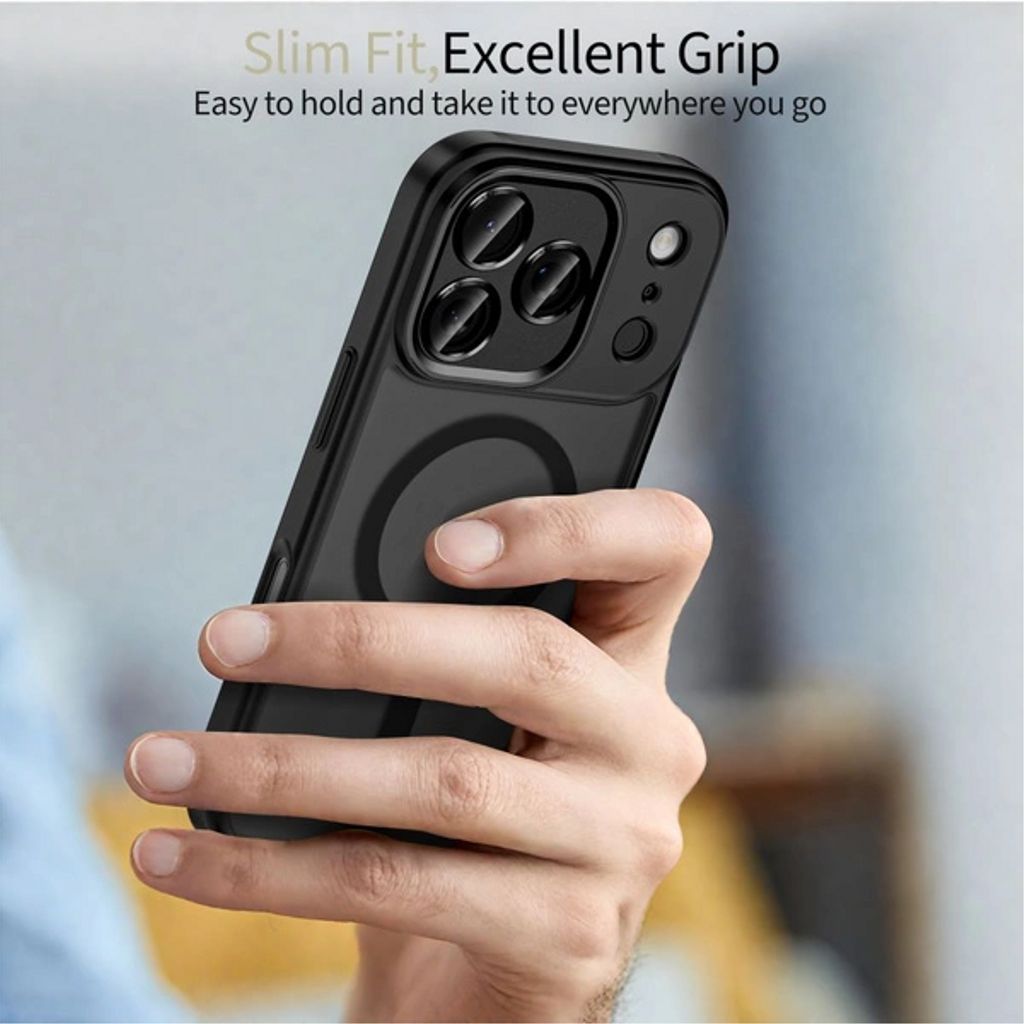 Tech-Protect MagCam MagSafe Deksel till iPhone 17 Pro Max - Matte Black