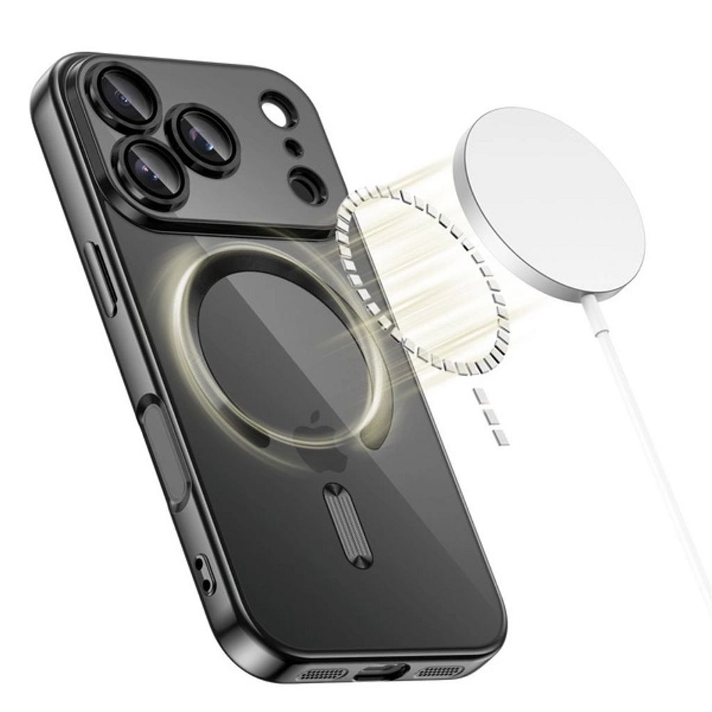 Tech-Protect MagFlex MagSafe Case for iPhone 17 - Clear Black