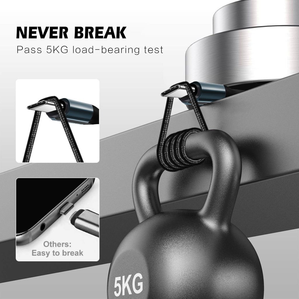 SiGN Cafule QC 3.0, USB-C PD, 3A, 60W, USB-C- USB-C-kaapeli 2m - Musta