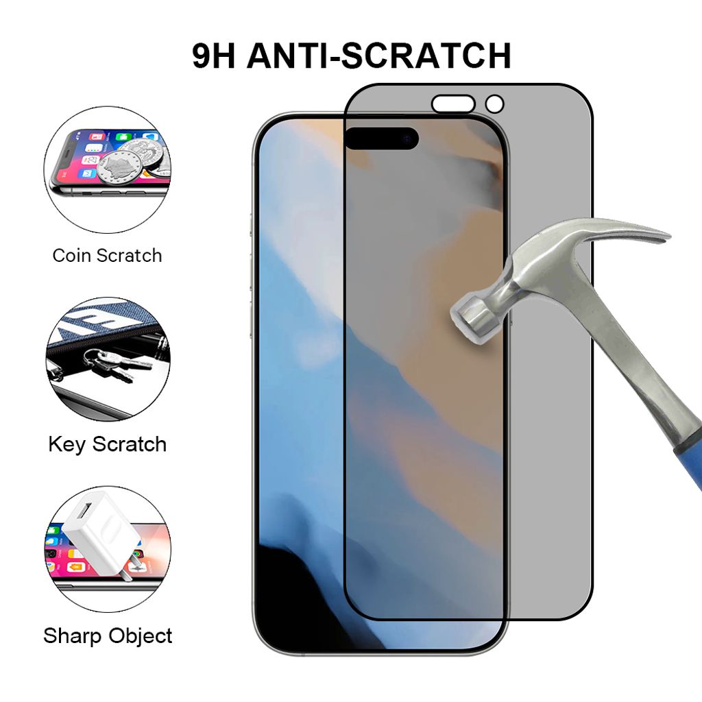 SiGN Skjermbeskytter iPhone 16 Pro/17 – EZ Apply med støvfri applikator, 2-paking