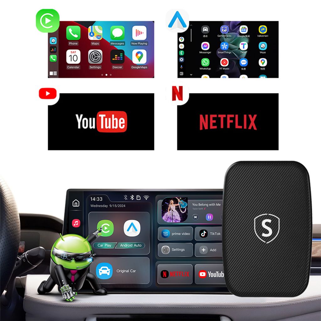 SiGN Video Box till Bilen – Trådlös CarPlay