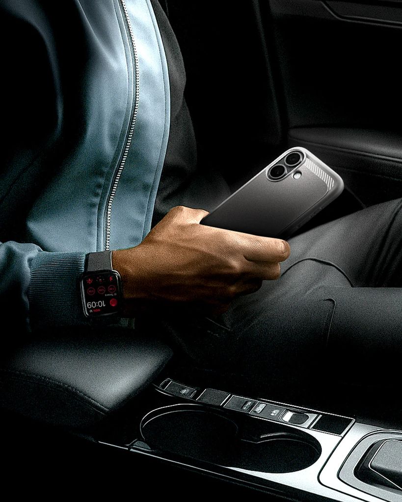Spigen iPhone 17 Rugged Armor MagFit Case - Matte Black