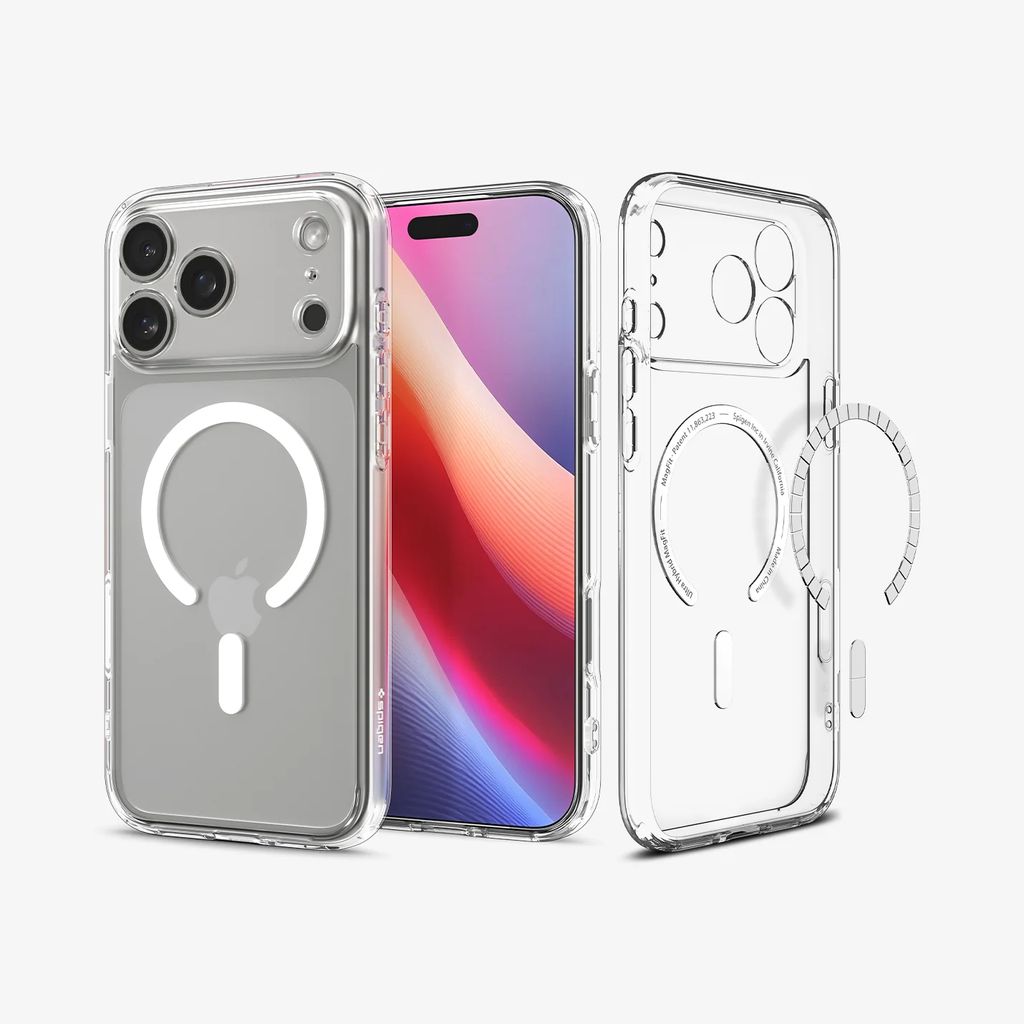 Spigen iPhone 17 Pro Max Ultra Hybrid MagFit Case - Clear White