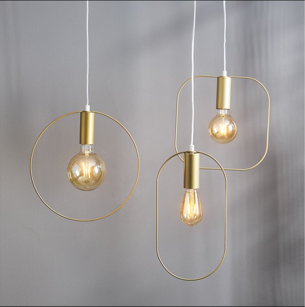 LED-lampa E27 G95 Plain Amber