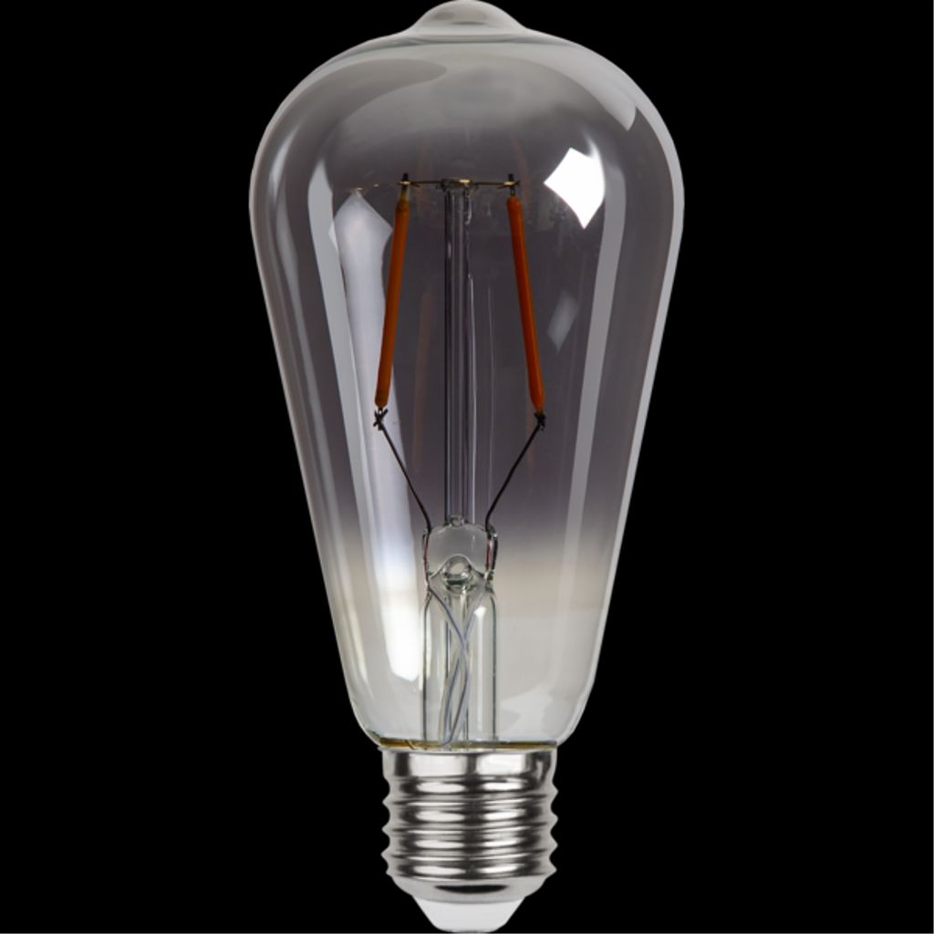 LED-lampa E27 ST64 Plain Smoke