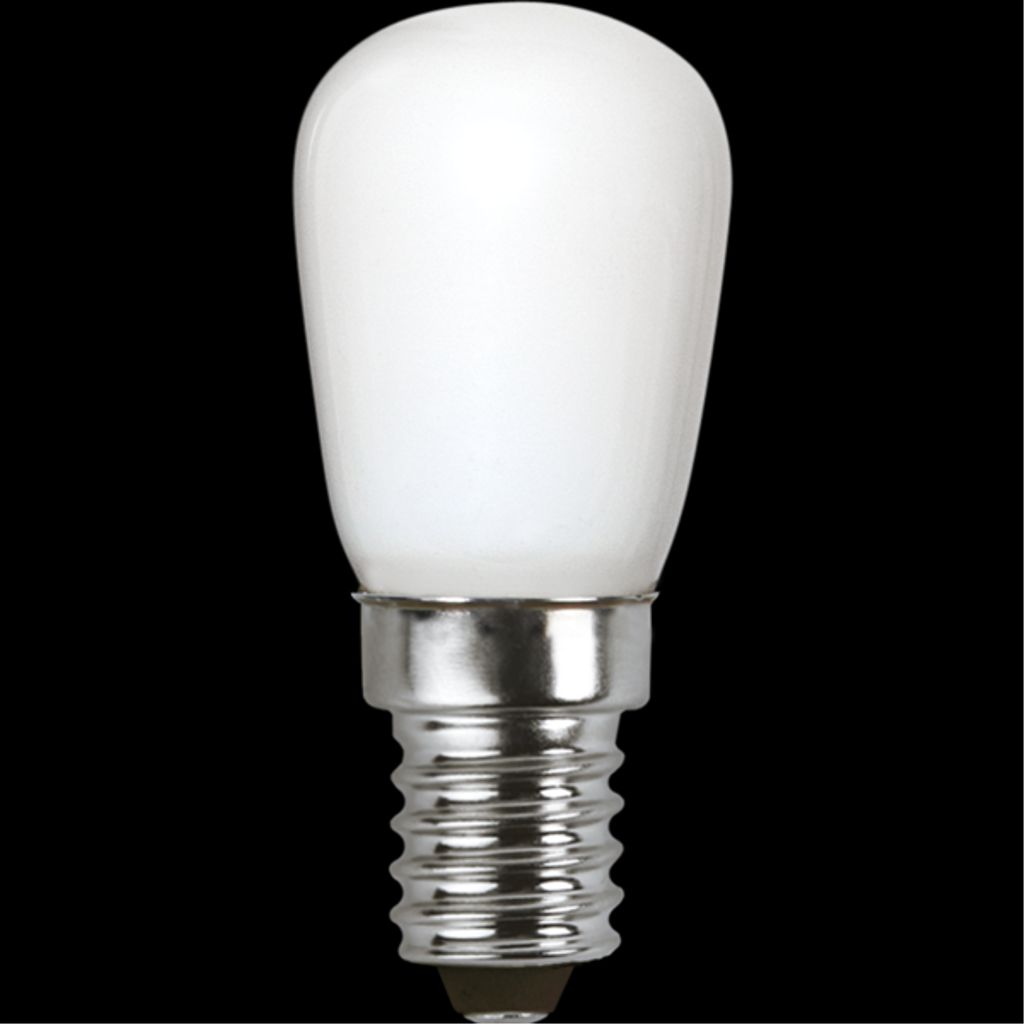 LED-lampe E14 ST26 Opak filament RA90 3-trinns