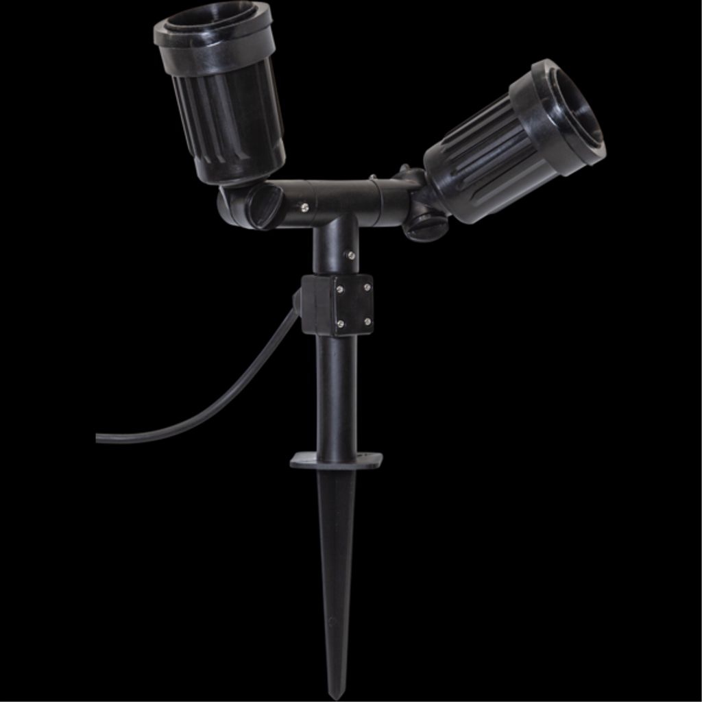 Star Trading utomhus spotlight-armatur – svart
