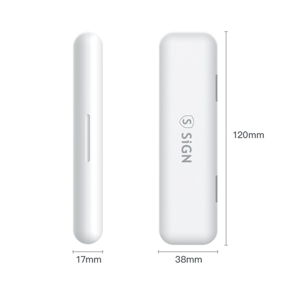 Teleskopisk Q5 rengøringsbørste til hovedtelefoner og opladningsetui – hvid