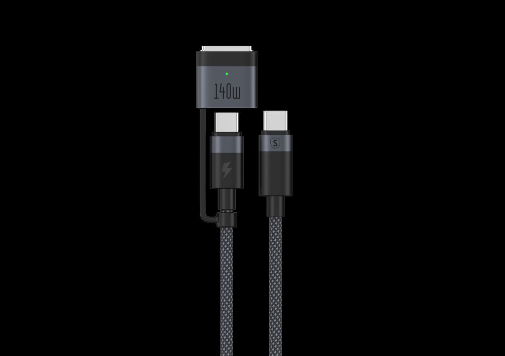 SiGN USB-C to USB-A + Magsafe3 Charging Cable, 240W