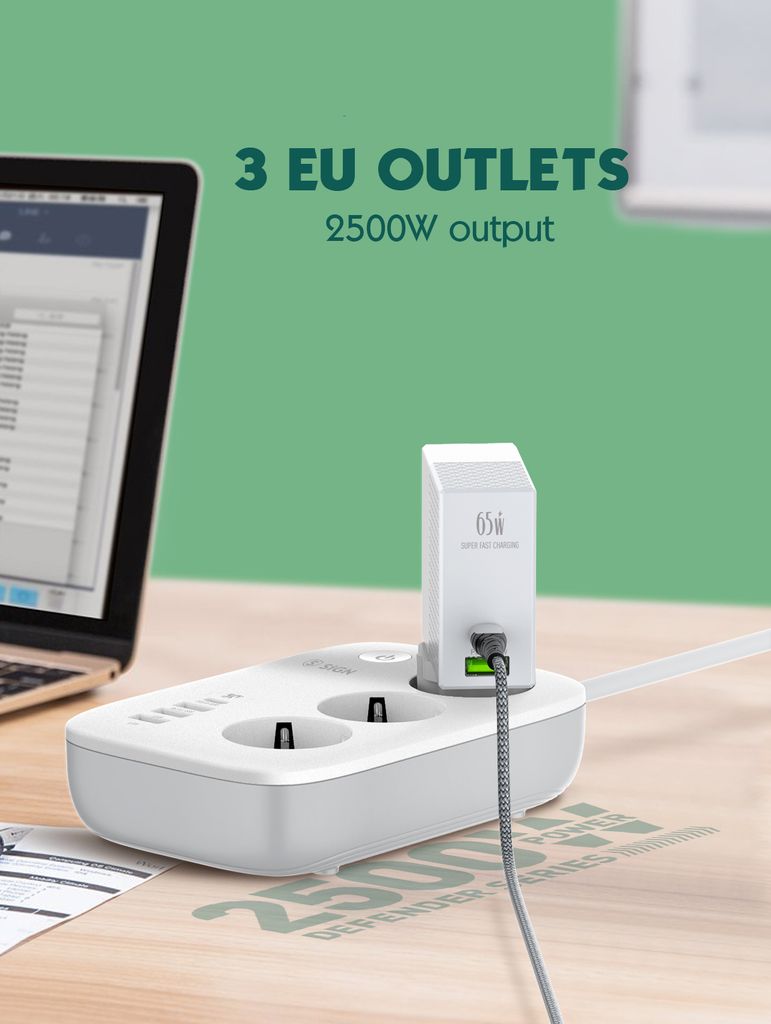 SiGN Smart WiFi Power Strip 10A