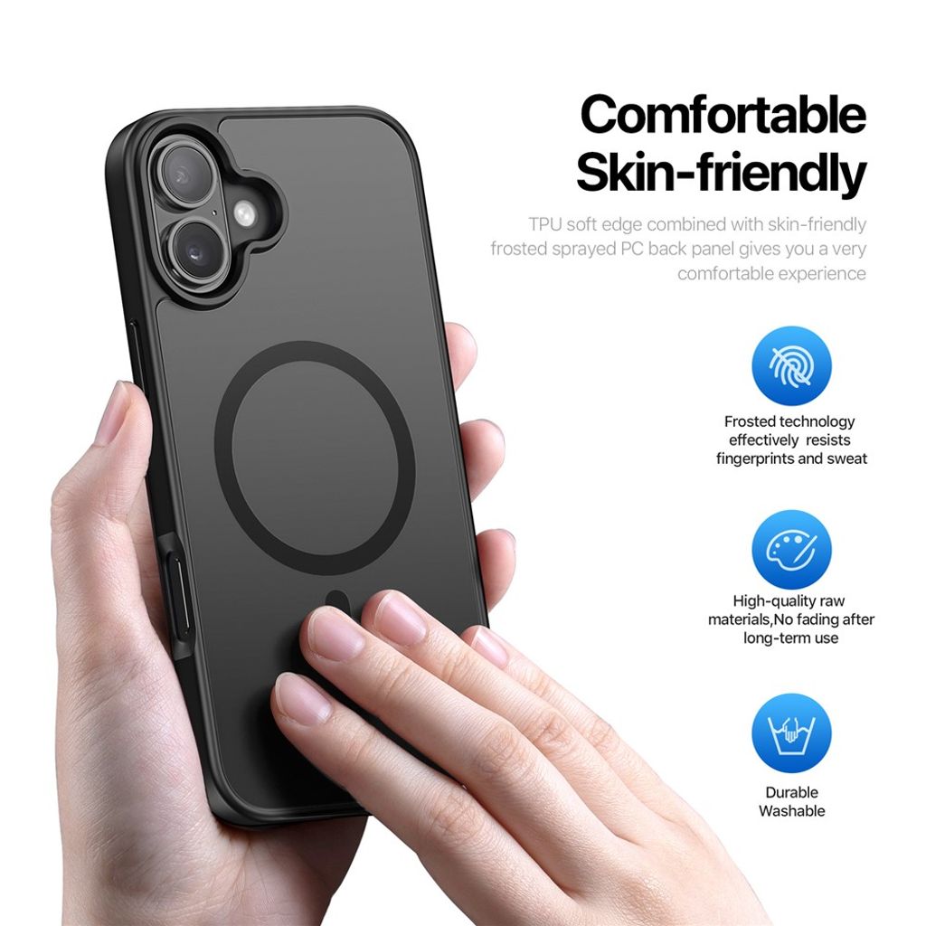 DUX DUCIS iPhone 17 Case with MagSafe - Black