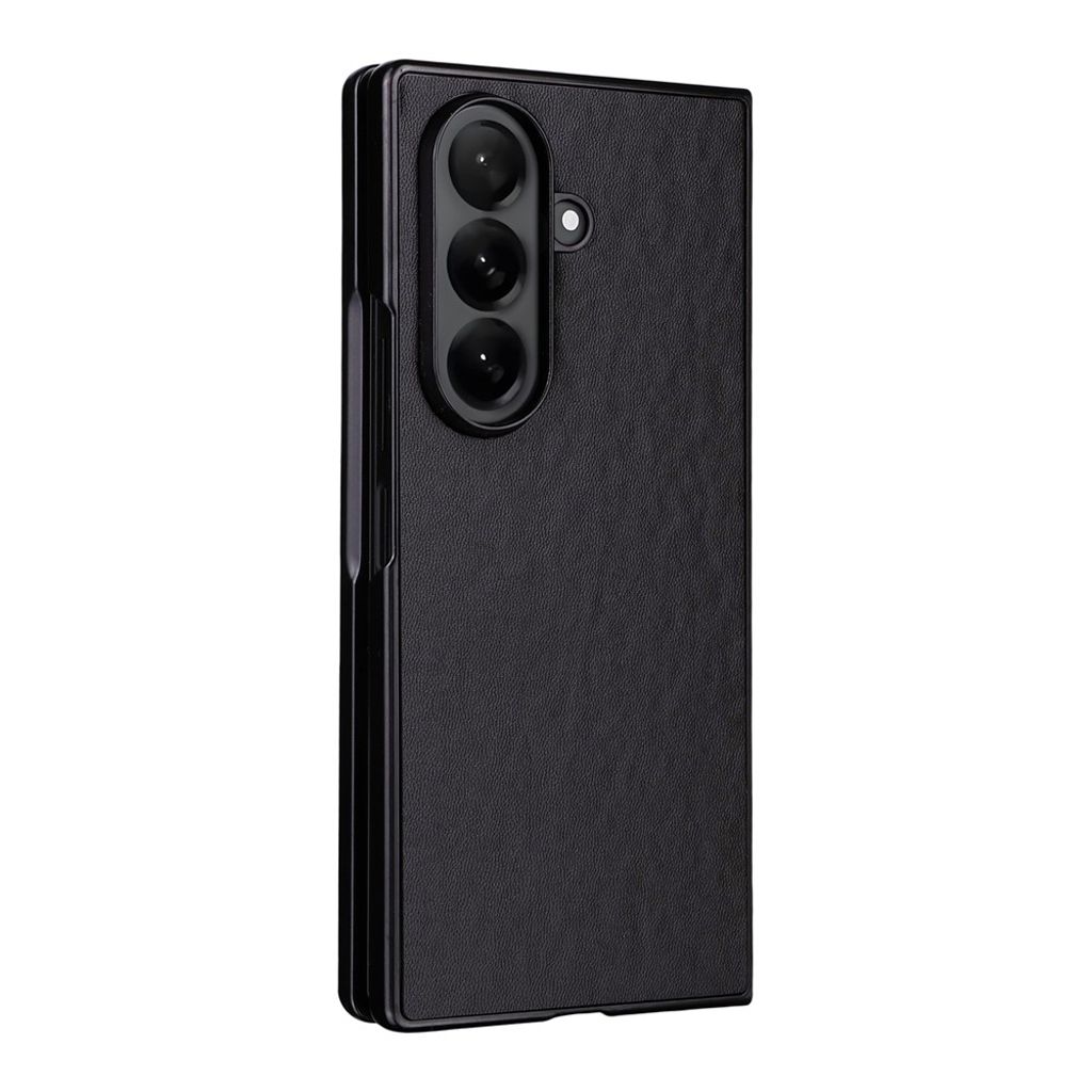 Samsung Galaxy Z Fold7 5G Skal i PU-läder - Svart