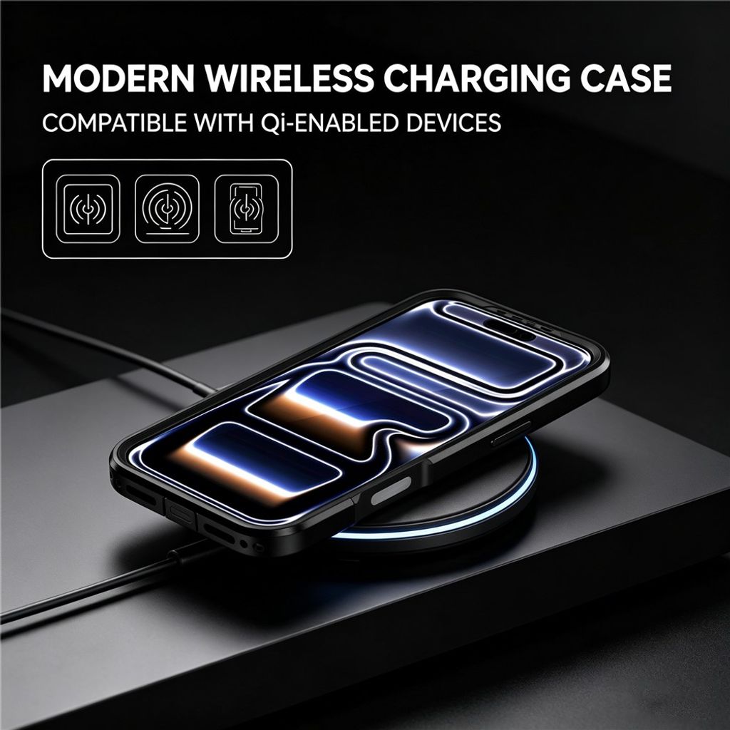 iPhone 18 Pro/17 Pro MagSafe Cover Stødsikkert - Sort