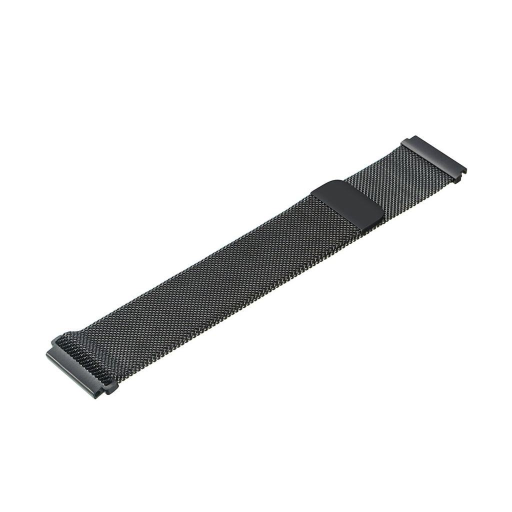 Garmin Vivoactive 4s/Vivomove 3S etc. Milanese Klokkereim - Svart