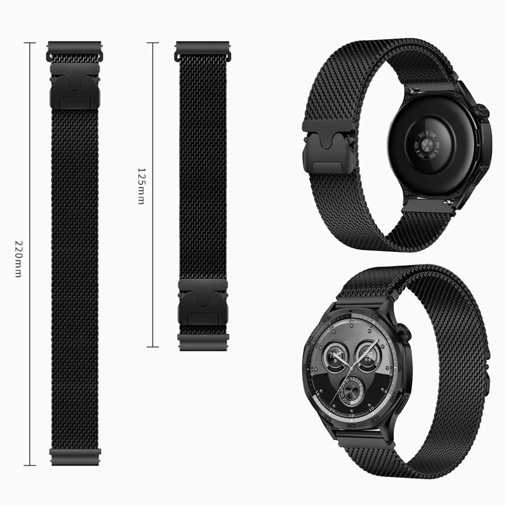 Garmin Vivoactive/Venu/Samsung Galaxy Watch etc. Watch Band - Silver