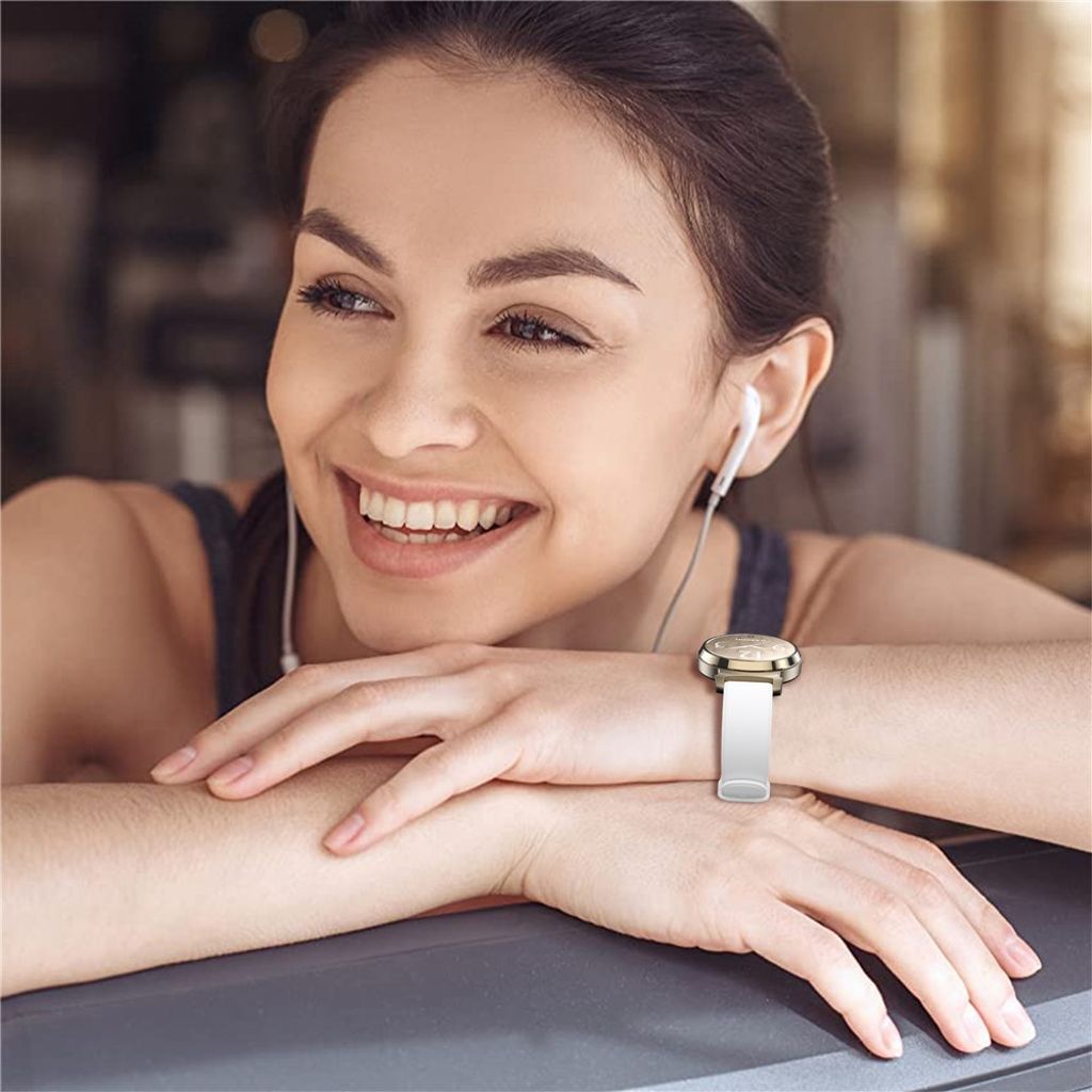 Garmin Lily silikonklokkerem – hvit