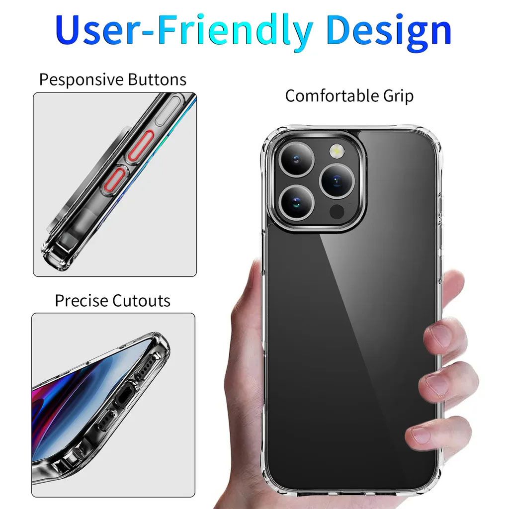 SiGN Ultra Slim Cover til iPhone 16 Pro Max - Gennemsigtig