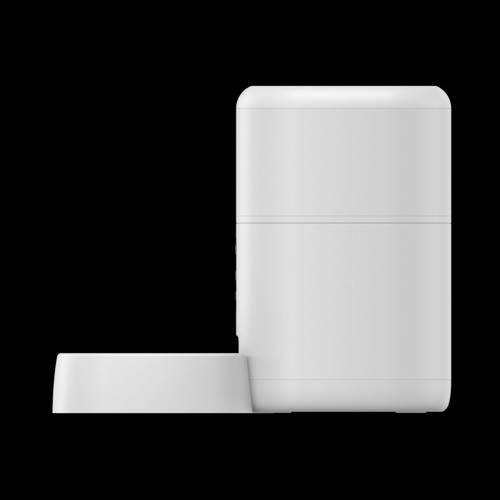 SiGN älykäs automaattinen ruokinta-automaatti koirille ja kissoille 4L – valkoinen