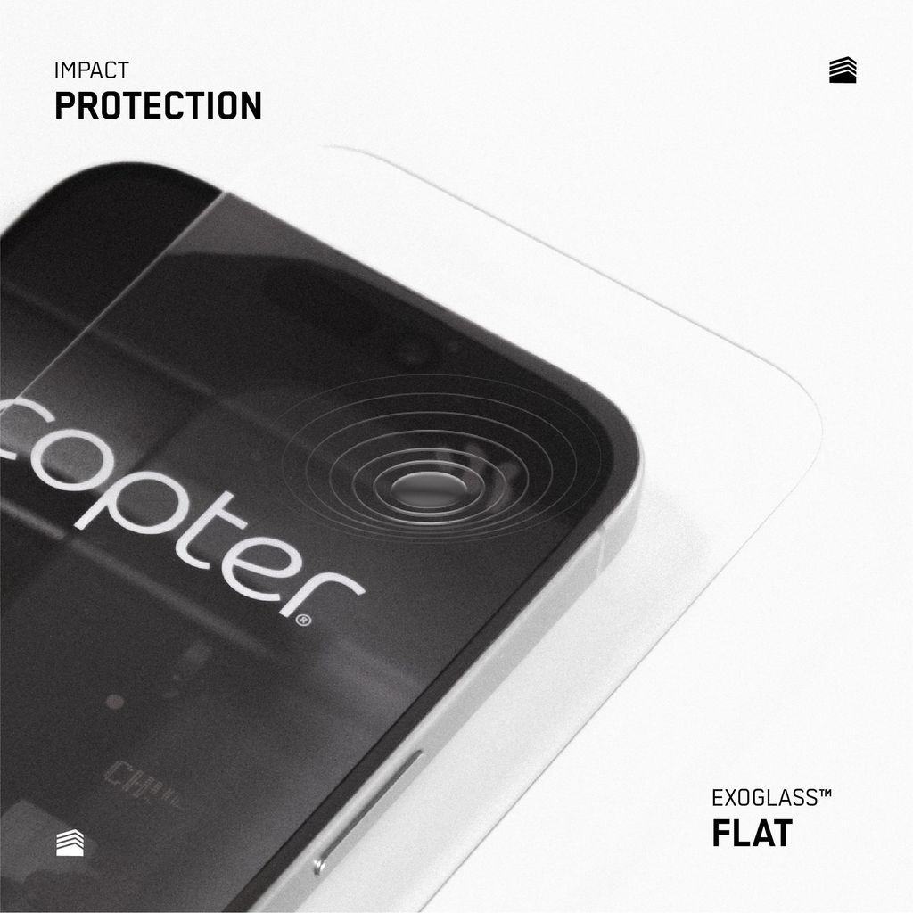 Copter Exoglass Flat Skærmbeskyttelse til Google Pixel 11 Pro XL / 10 Pro XL