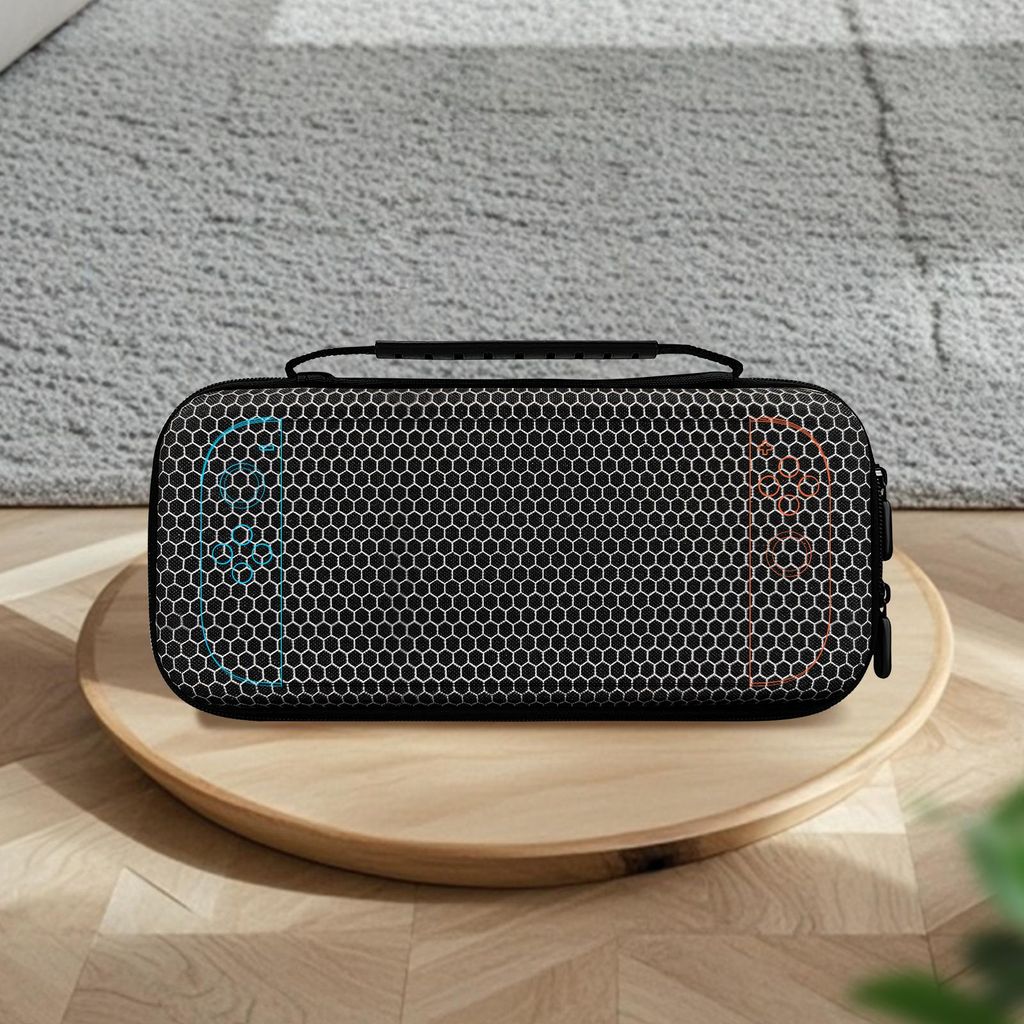 Iskunkestävä säilytyskotelo Nintendo Switch 2:lle – musta