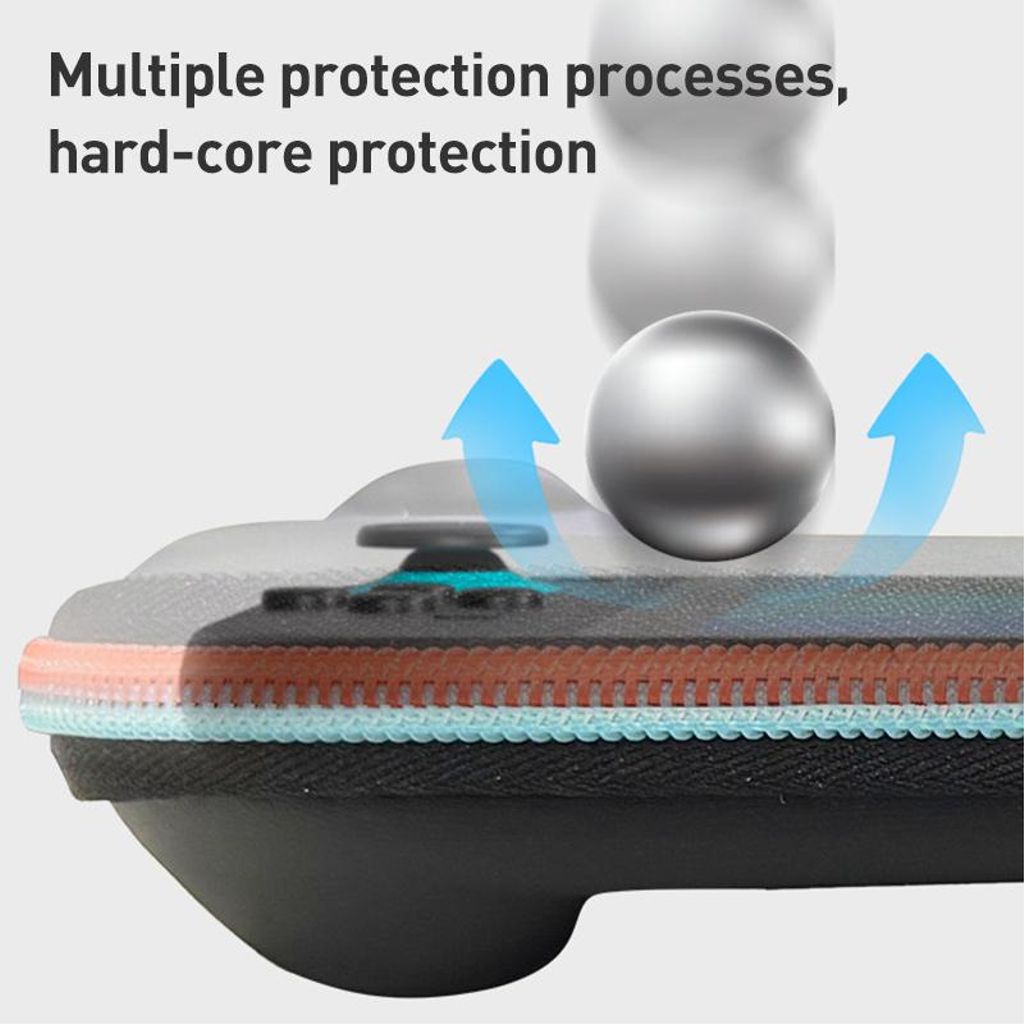 iPlay Nintendo Switch 2 -säilytyskotelo kahvalla ja hihnalla – musta