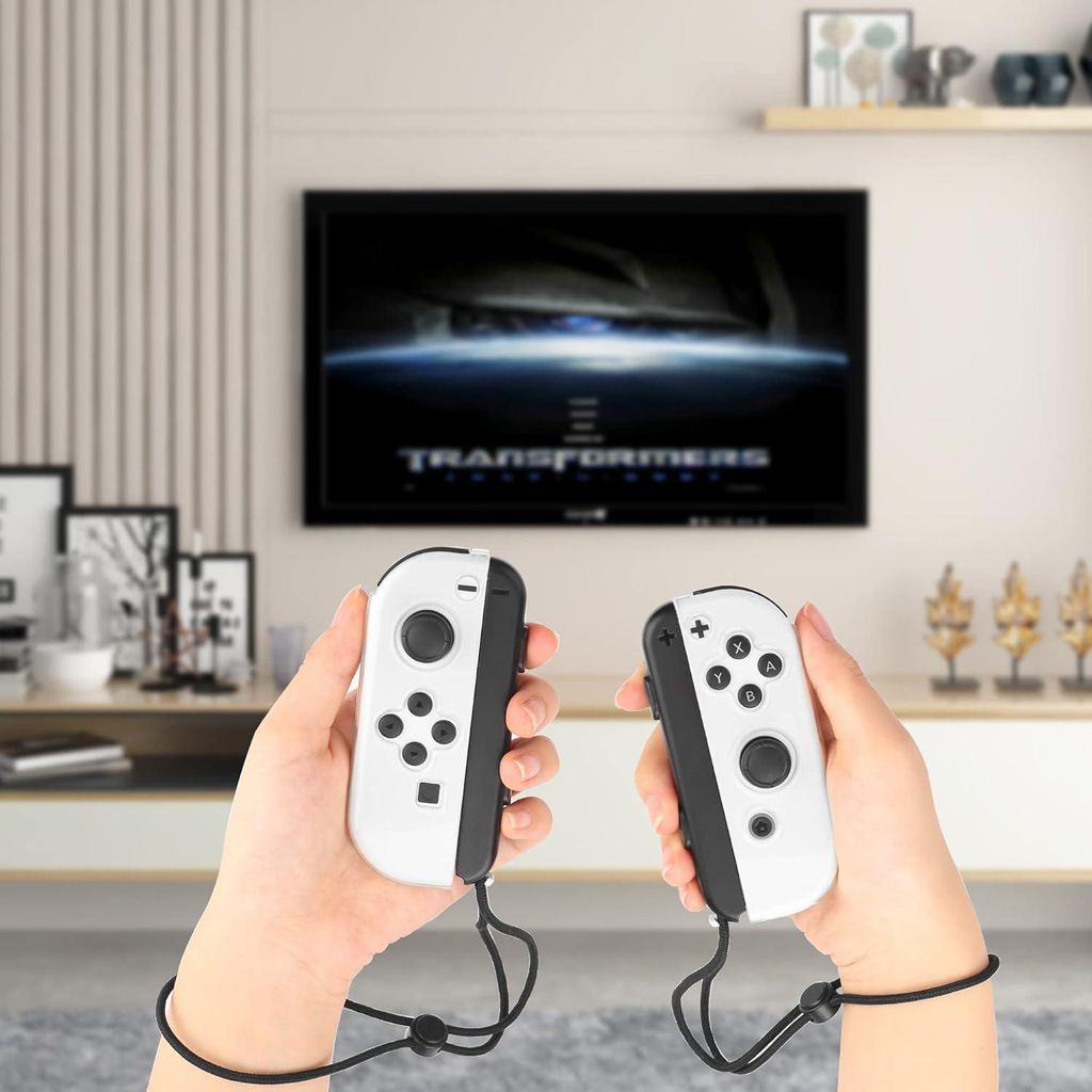 Nintendo Switch 2 Joy-Con beskyttelsesdeksel og joystick-deksel – gjennomsiktig