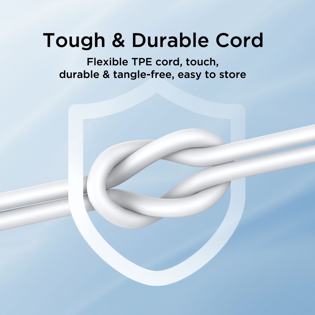 Joyroom JR-EC06 USB-C in-ear høretelefoner – hvide