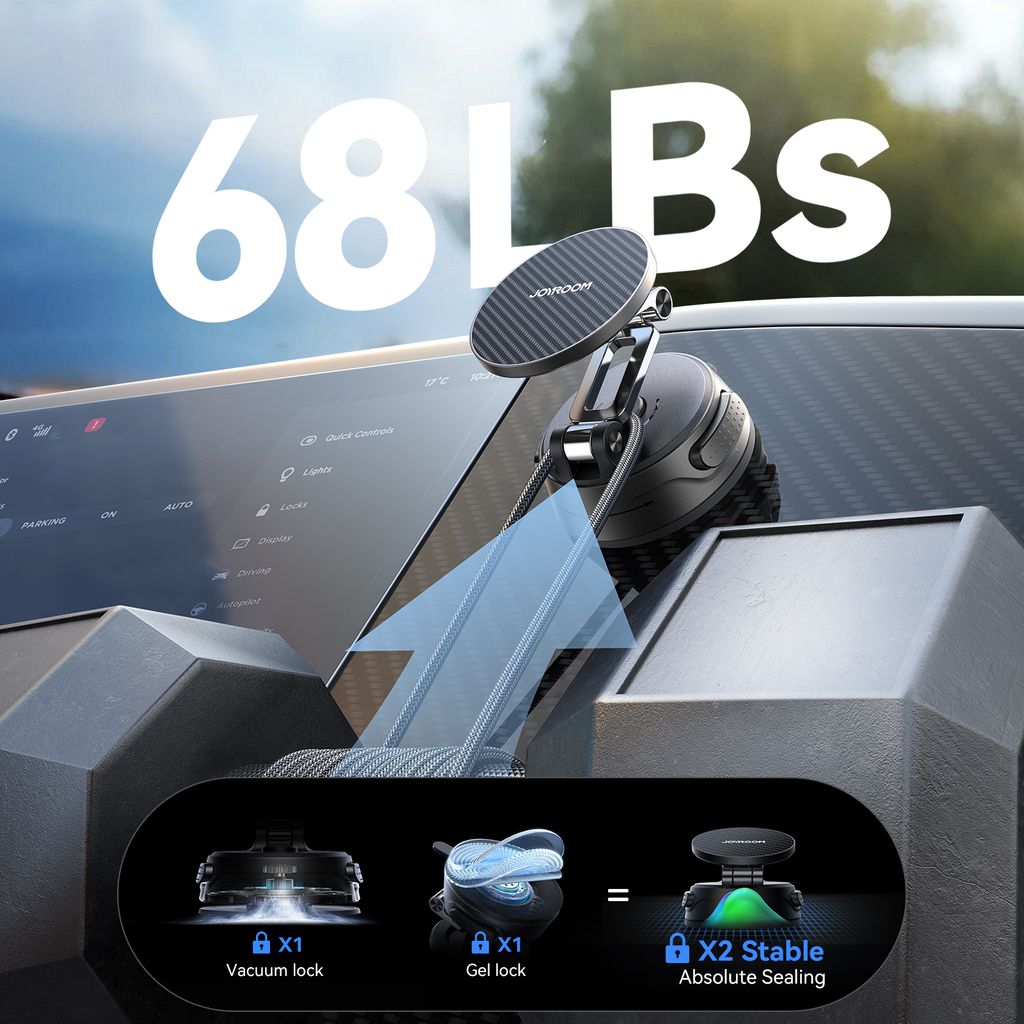 Joyroom JR-ZS510 MagSafe telefonhållare för bil med Sugkopp – svart