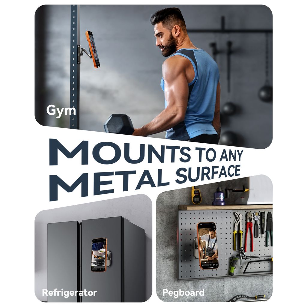 Joyroom JR-ZS520 Magsafe Biltelefonholder - Sort