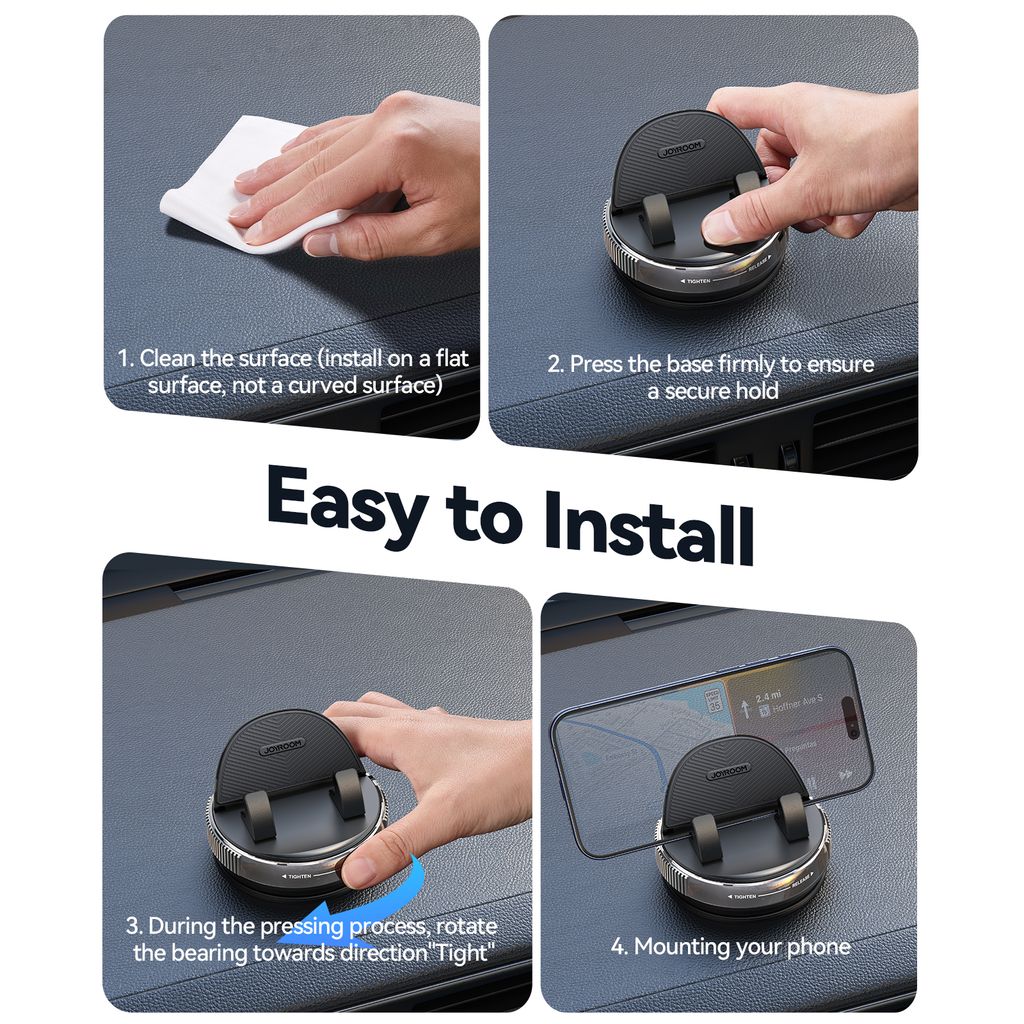 Joyroom JR-ZS530 telefonhållare bil – svart