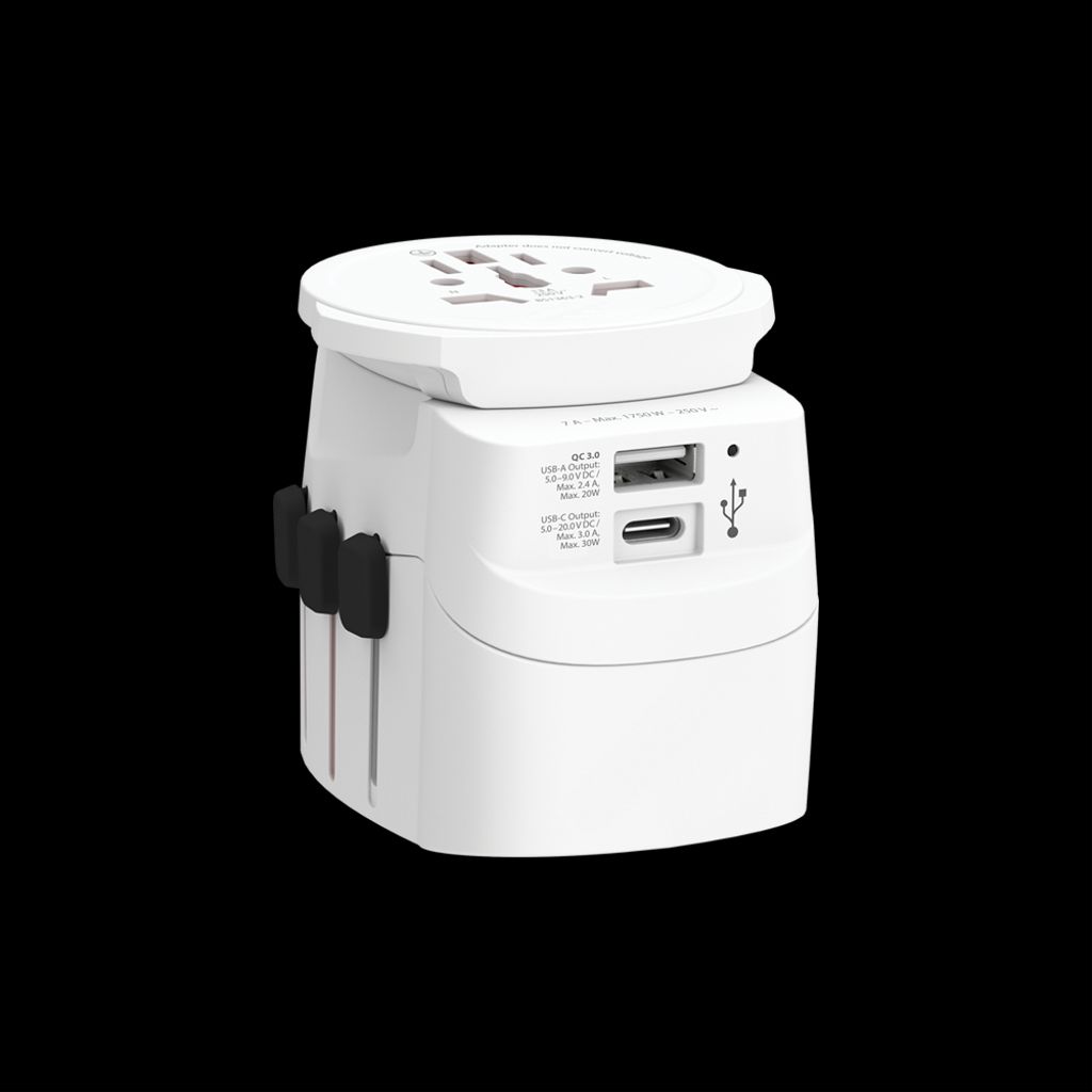 SKROSS PRO Light universal reiseadapter med USB-A/USB-C 30W PD