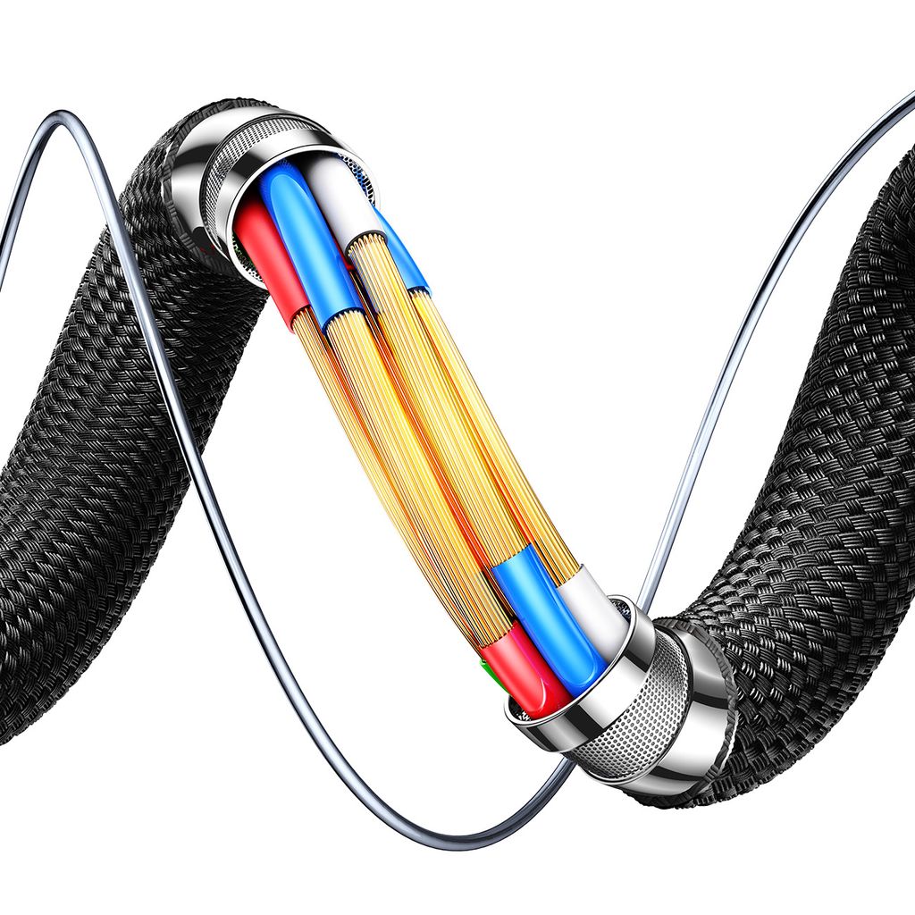 Joyroom S-A60 hurtigopladerkabel USB-C til USB-C 100W – 1,2 m, sort