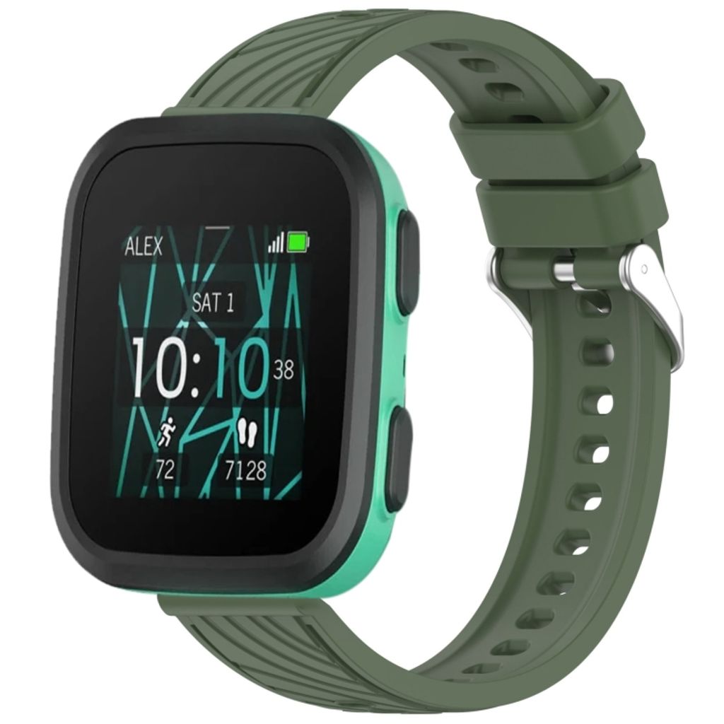 Garmin Bounce Urrem i tekstureret silikone - Grøn