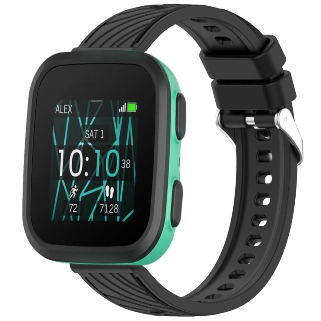 Garmin Bounce Urrem i tekstureret silikone - Sort