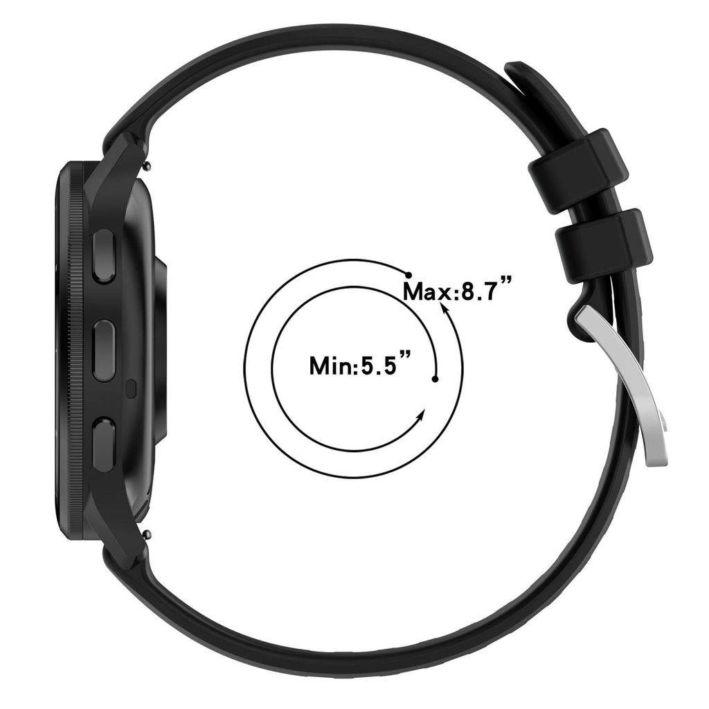 Garmin Venu 4 41mm Urrem Silikone – Sort