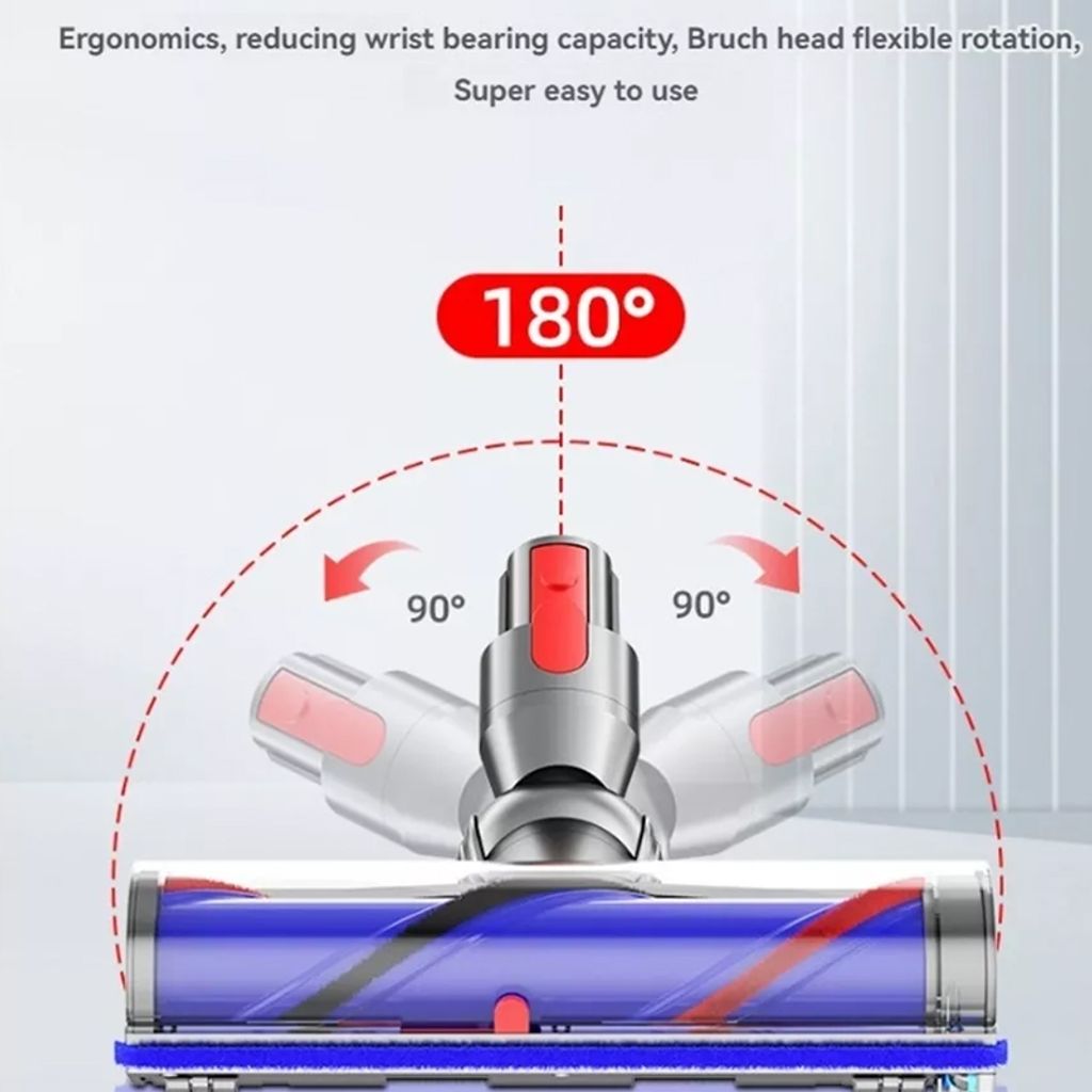 Vloerzuigmond met direct aangedreven rolborstel voor Dyson V7/V8/V10/V11/V15