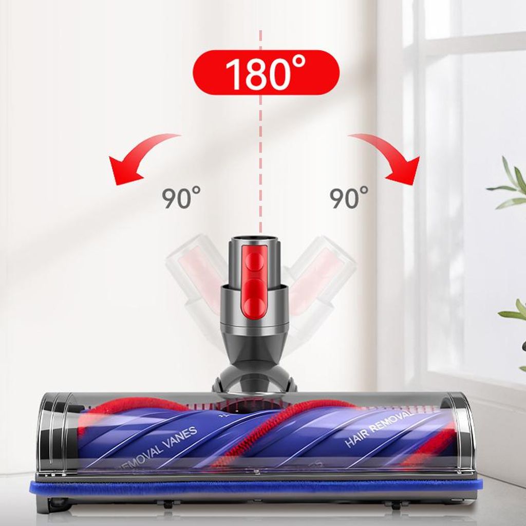 Direktdriven golvborste med LED-ljus till Dyson V7/V8/V10/V11/V15