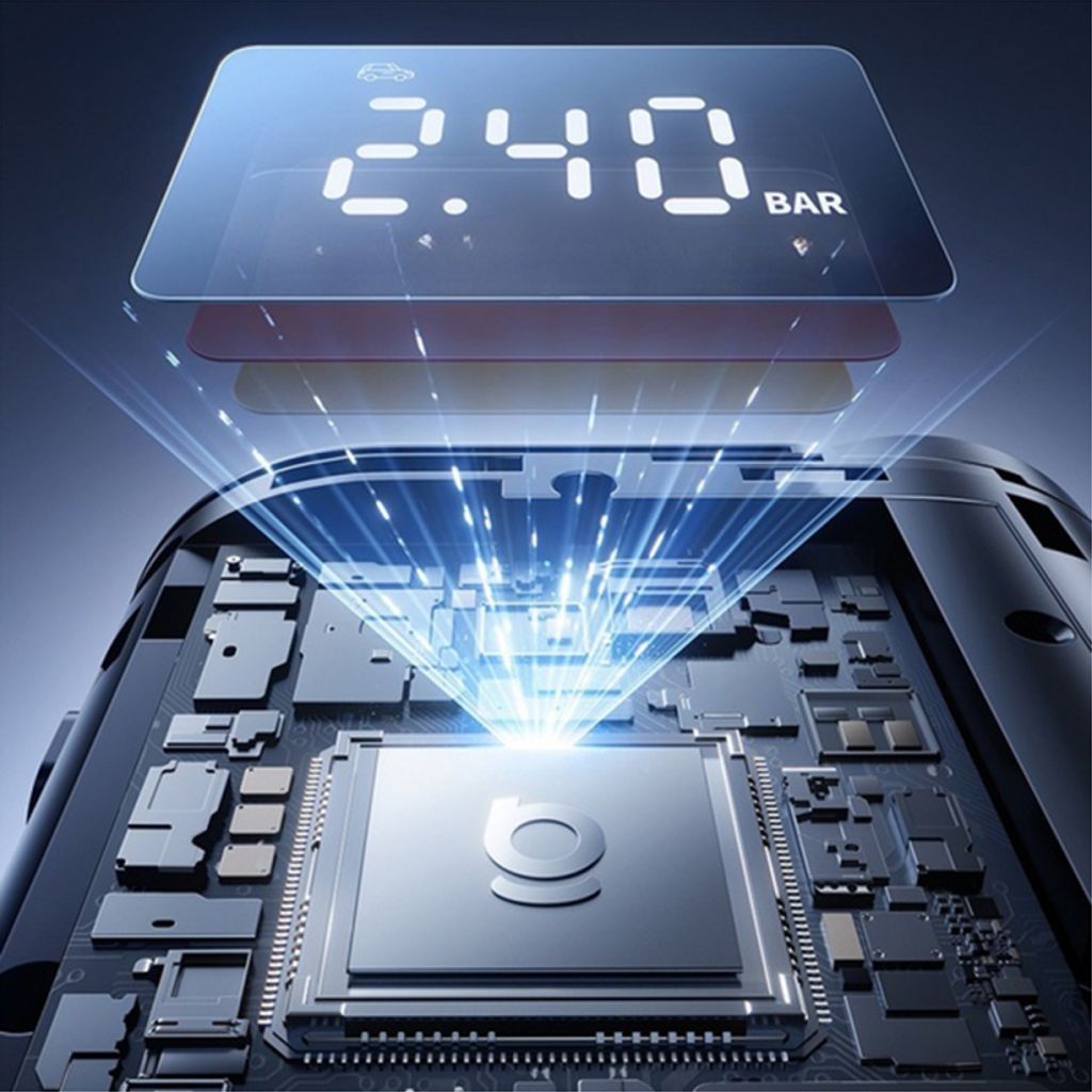 Baseus GoTrip VA1 Super Mini luftkompressor – grå