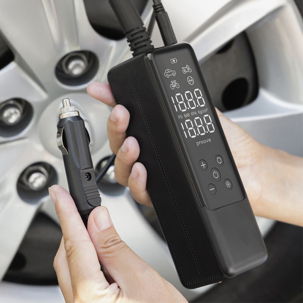 Proove Assistant Mini luftkompressor – Sort