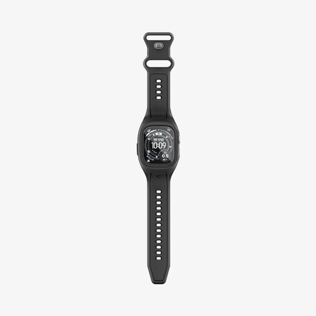 Spigen 3in1 Kellonranneke + Kuori + Näytönsuoja Apple Watch Ultra 4/3/2/1 (49mm) - Musta