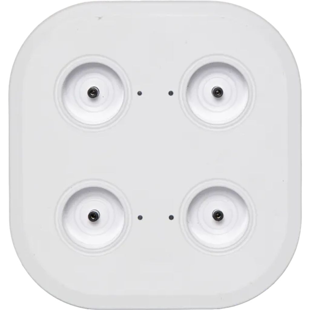 Star Trading Flamme Charge LED-Antikkerze, 4er-Pack mit Ladeplatte – Weiß