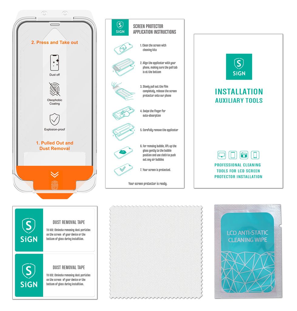 SiGN Screen Protector iPhone 12 Pro Max – EZ Apply with dust free applicator