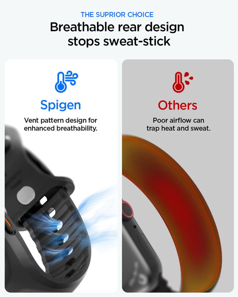 Spigen 3in1 Kellonranneke + Kuori + Näytönsuoja Apple Watch Ultra 4/3/2/1 (49mm) - Musta