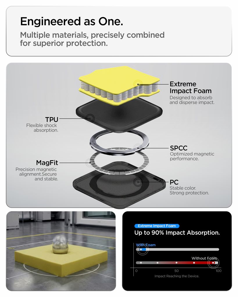 Spigen Samsung Galaxy S26 Tough Armor MagFit Skal - Svart