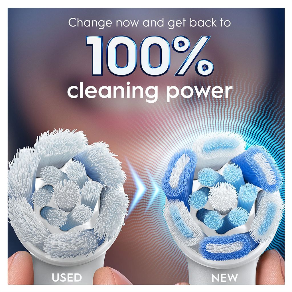 Oral-B Sonic iO Ultimate Clean -harjaspää, 4 kpl - Valkoinen