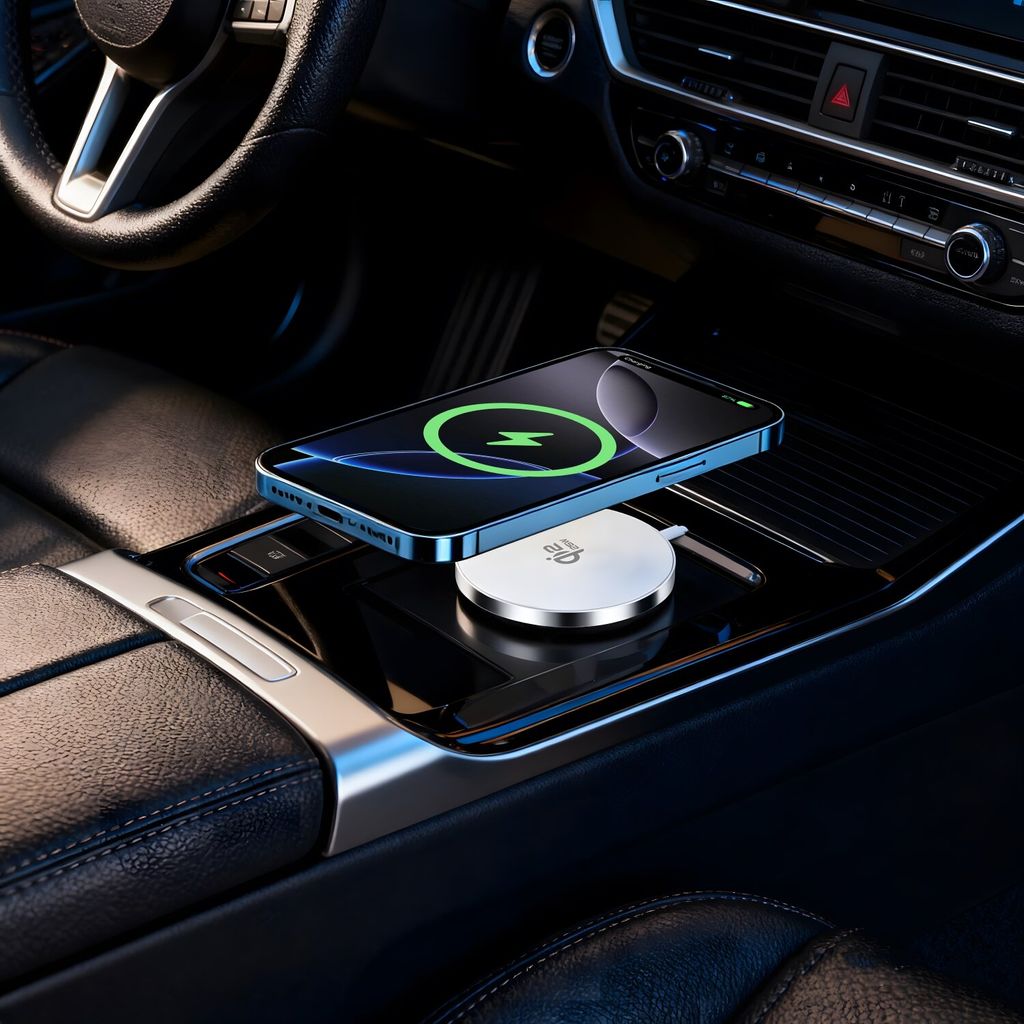 4Smarts Qi2 MagSafe Trådlös laddare 25W, 1,5m – Vit