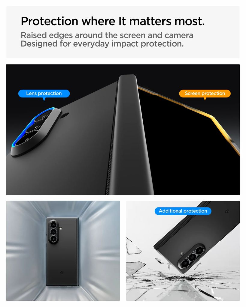 Spigen Air Fit Pro MagFit Deksel til Samsung Galaxy Z Fold8 Ultra - Svart