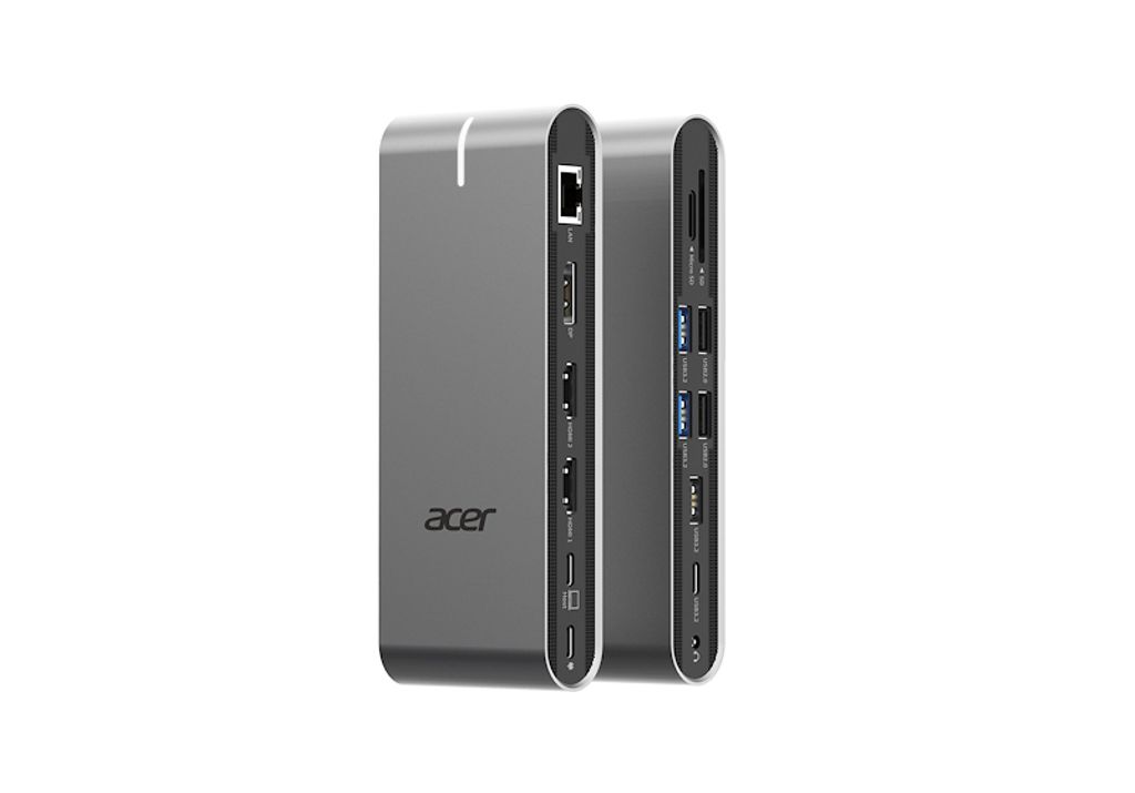 Acer USB-C Universal 15-i-1 HDMI DP 1GbE Dokkingstasjon