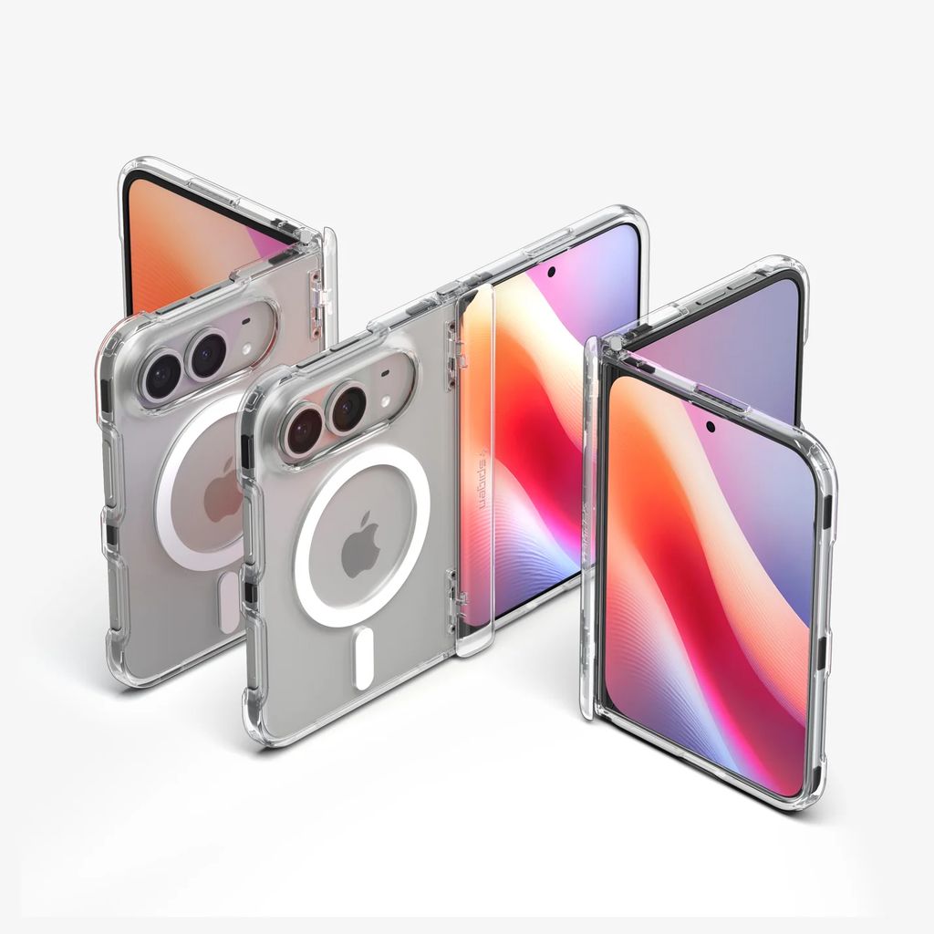 Spigen Ultra Hybrid Pro MagFit Skal till iPhone Duo - Transparent vit