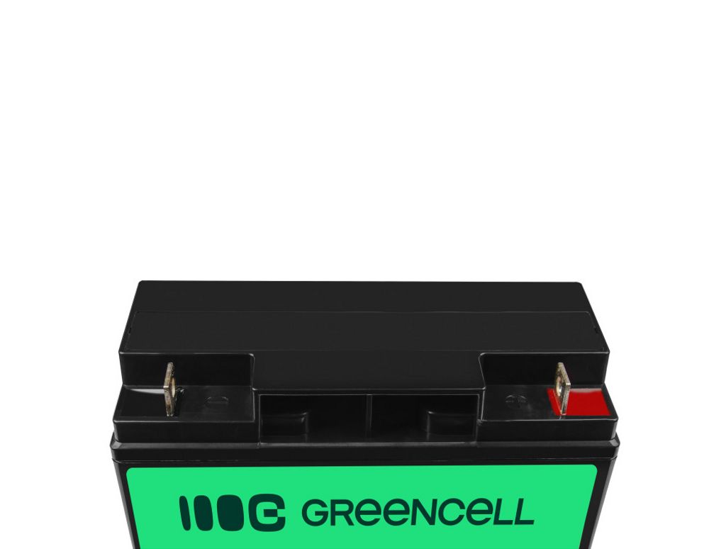 Green Cell AGM VRLA 12V 18Ah batteri för gräsklippare, skoter, båt, rullstol